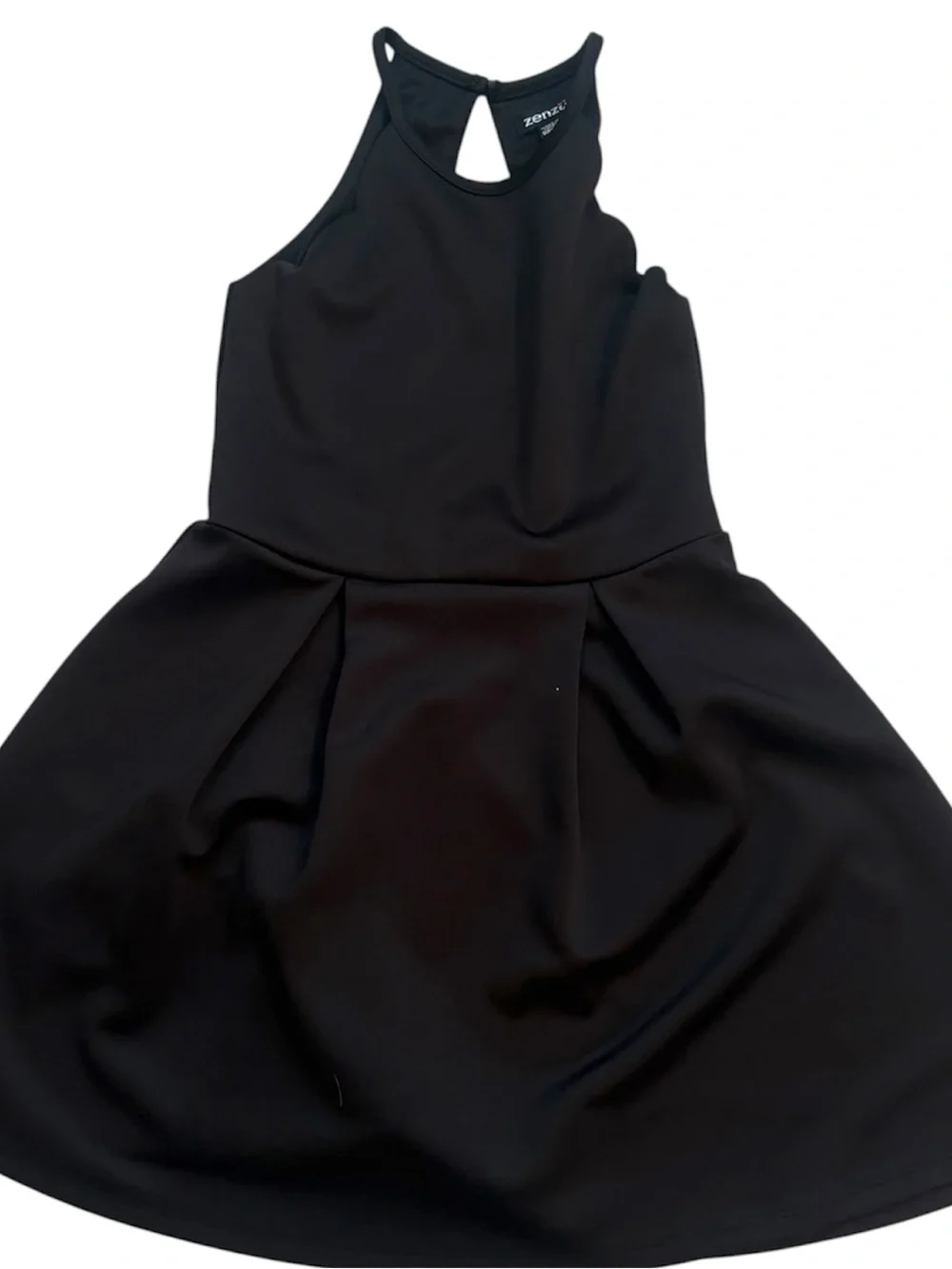 Lot Of 3 Girls Items: 2 Dresses 1 Romper Sz 6/6X/7 Pink Black Summer Vacation